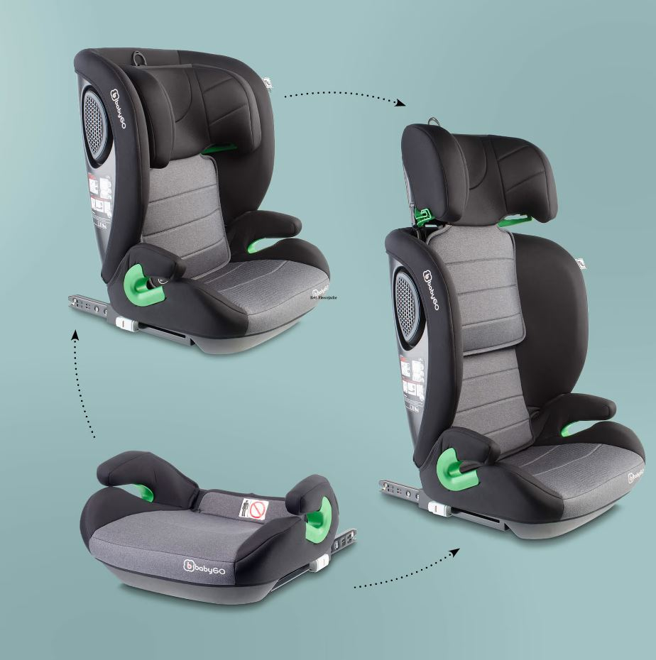 BabyGo SafeChild2 Grey - Scaun auto R129 - imagine 2