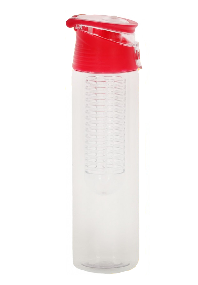 Sticlă Apă cu Infuzor Ikonka 800ml Roșu - imagine 6
