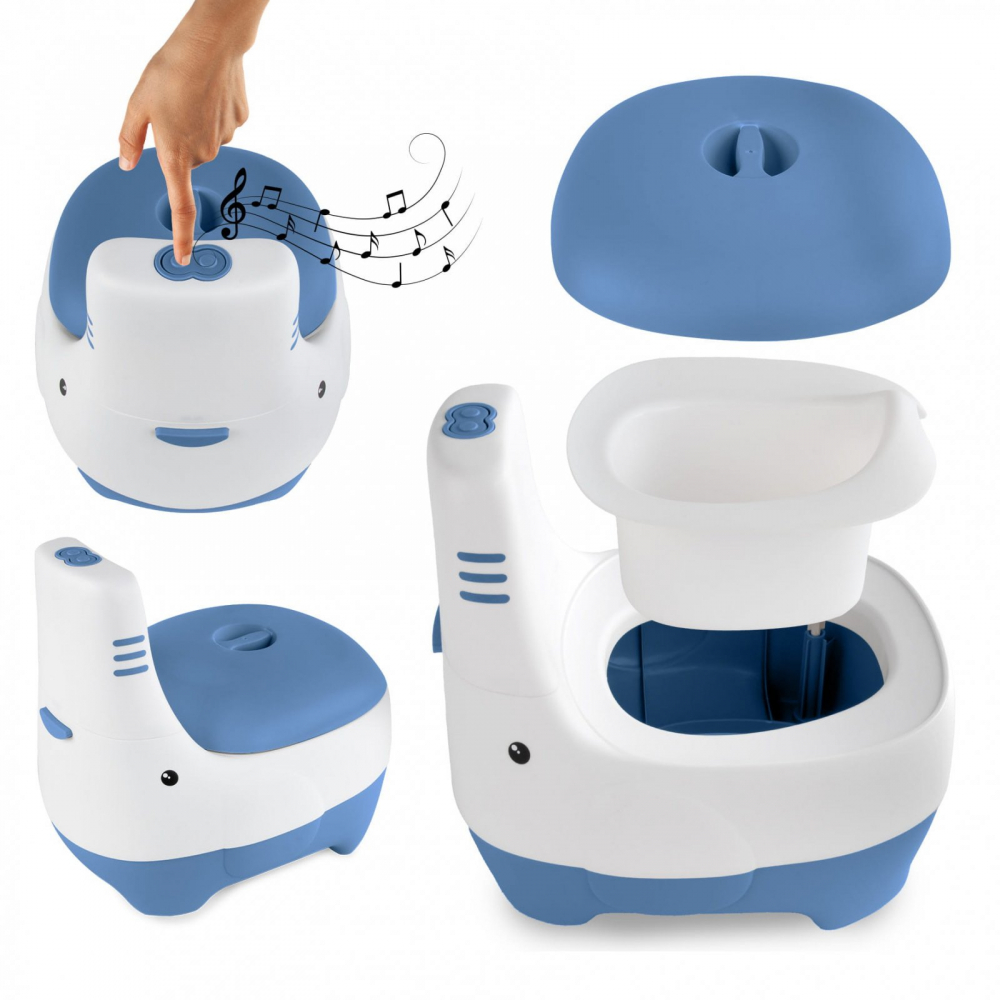 Olita Saro Baby Interactivă cu Sunete Alb și Blue - imagine 8