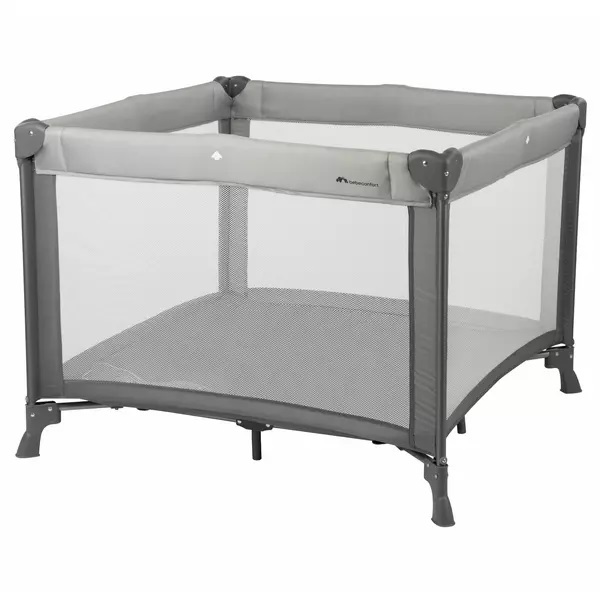 Tarc pliat patut voiaj Bebe Confort Circus Gray - imagine 4