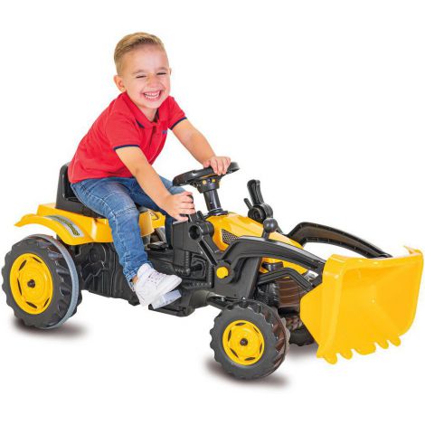 Tractor Pedale Pilsan Active cu Cupa Galben