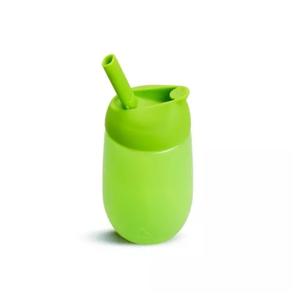 Cana Munchkin Simple Clean cu pai 296ml, Verde - imagine 4