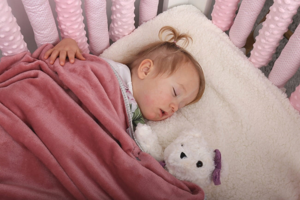 Protectii Patut BabyMam 100% Bumbac Siguranta Maxima - imagine 3