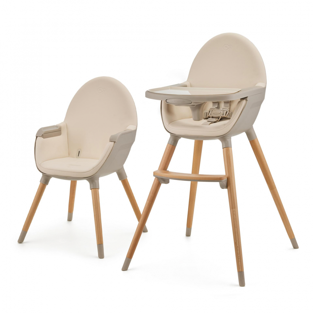 Scaun de masa Kinderkraft Fini 2 Beige 2 in 1 - imagine 8