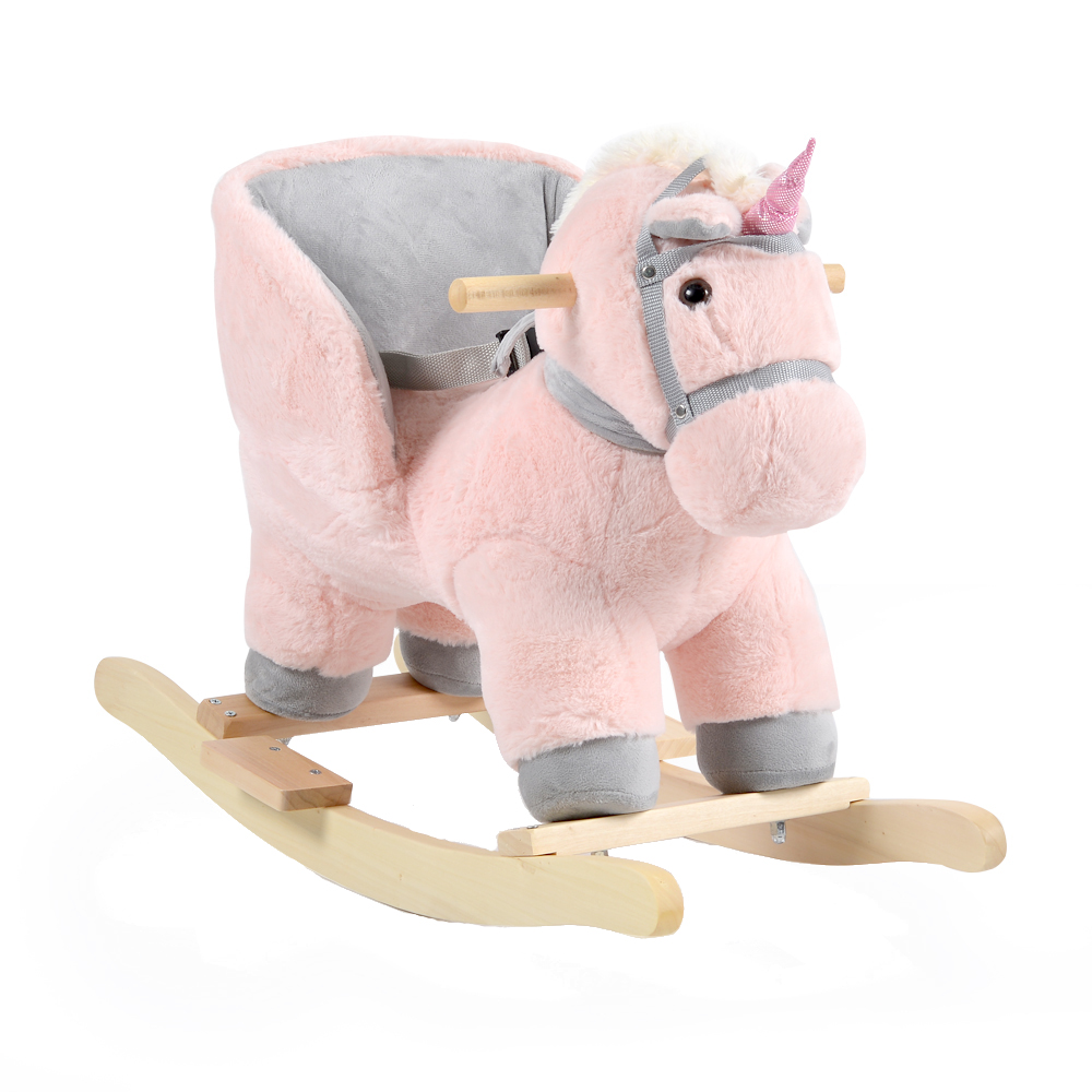 Balansoar Moni Unicorn Cookie cu Sunete, Plus - imagine 4