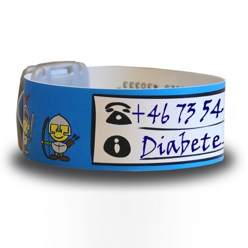 Brățară Identificare Copii Infoband Inimioare - imagine 2