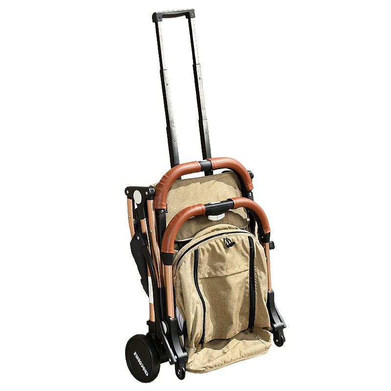 Carucior Sport Buf Boof S-16 Brown, Ultrausor - imagine 3