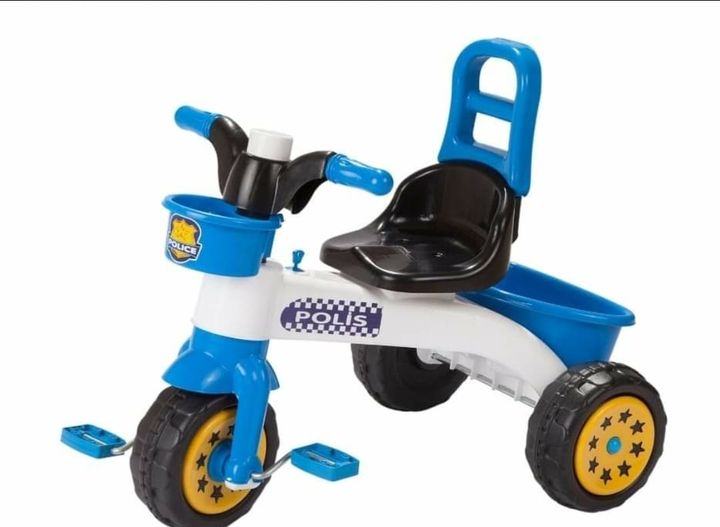 Tricicleta Politie Guclu Toys, 3+ Ani - imagine 2