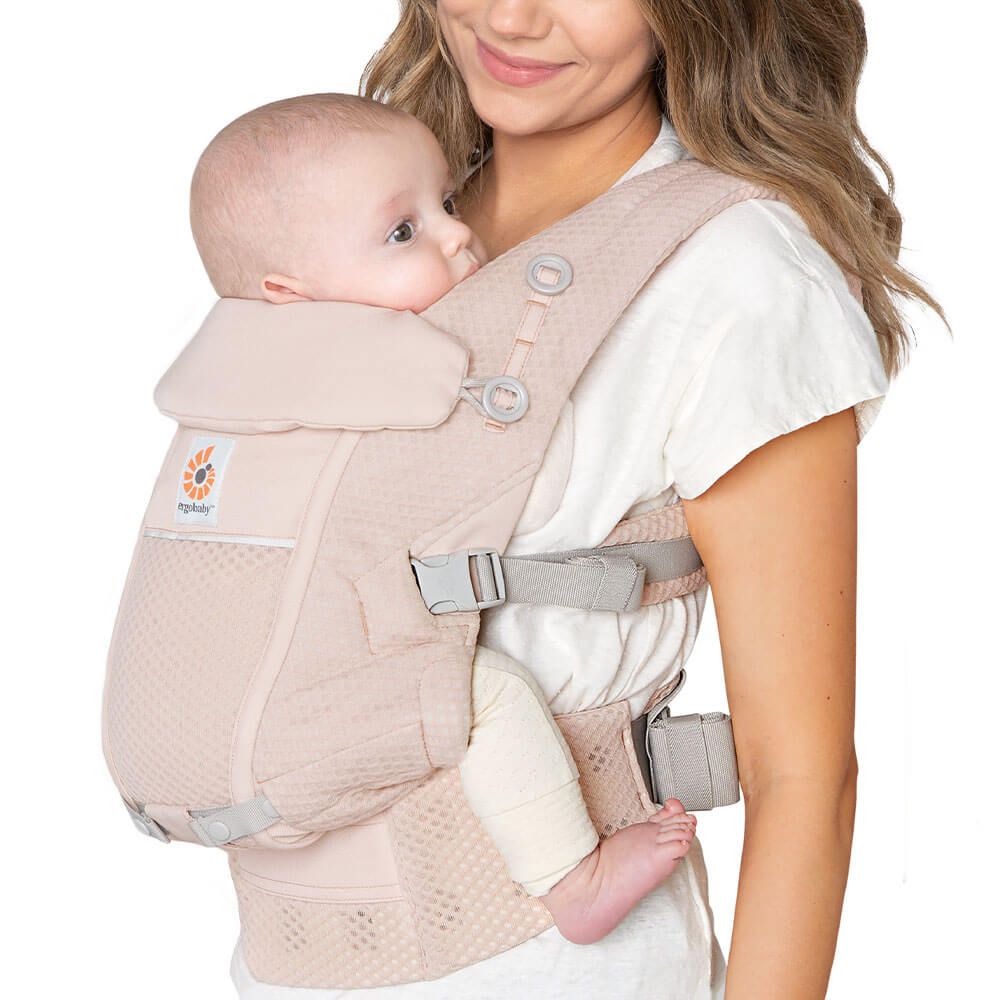 Marsupiu Ergobaby Adapt Soft Flex Mesh Pink Quartz - imagine 2