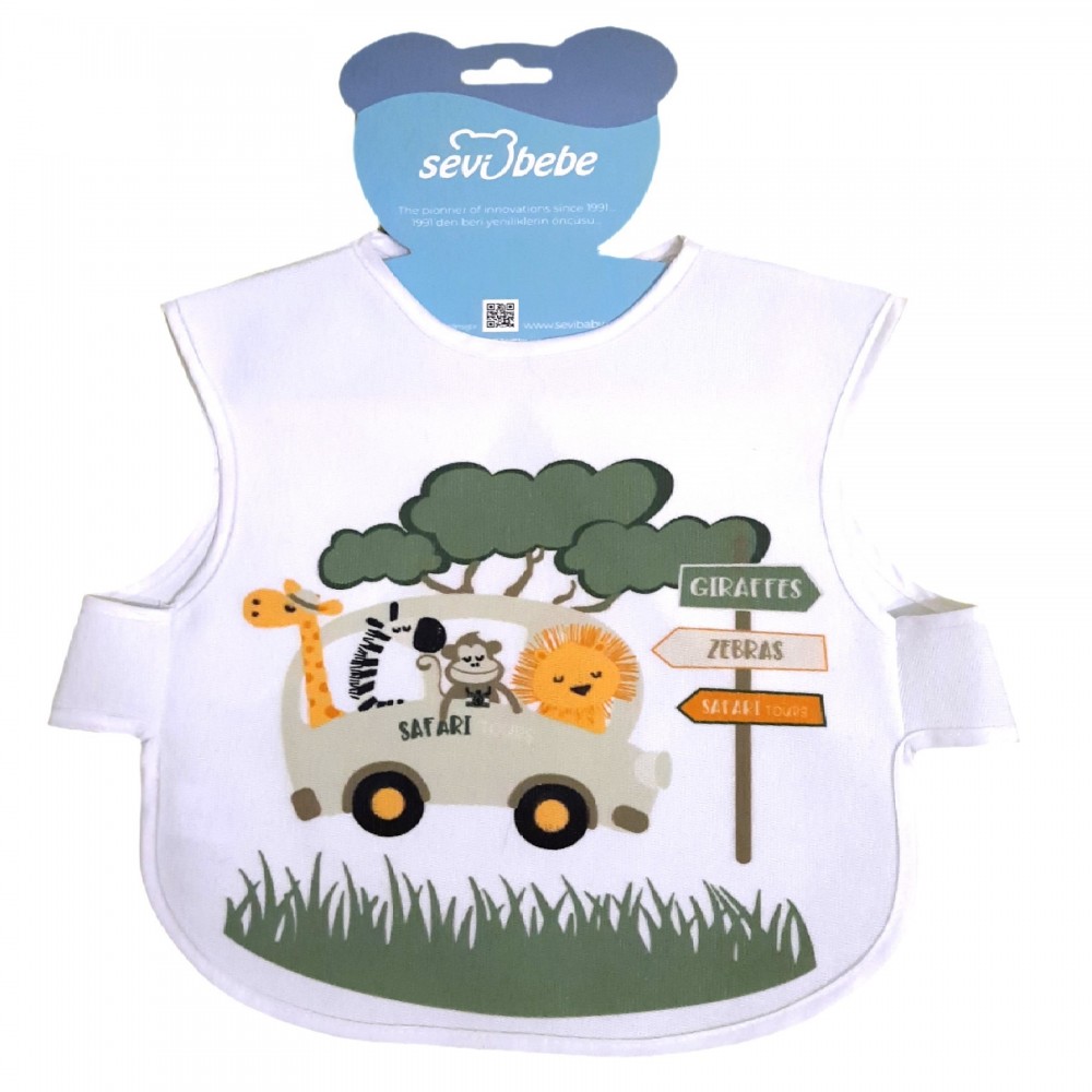Baveta Safari SeviBebe absorbanta impermeabila - imagine 2