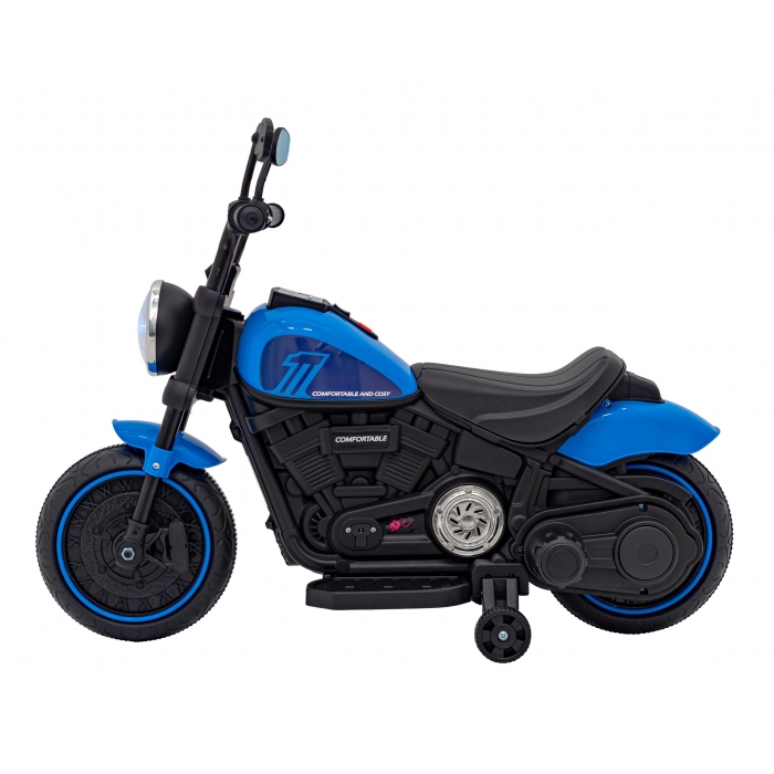 Motocicleta Chopper AHL008 Albastru Ramiz - imagine 6