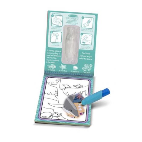 Melissa & Doug Carnet Ocean Colorat cu Apa - imagine 2