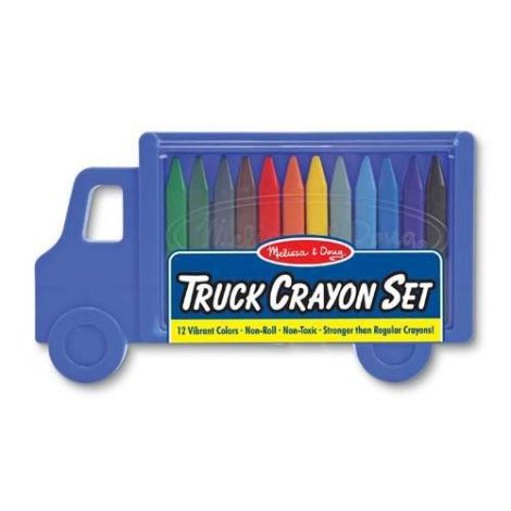 Set Creioane Triunghiulare Melissa & Doug Truck - imagine 2