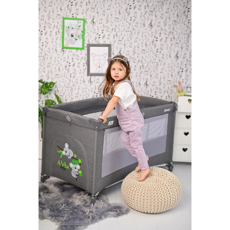 Patut Pliabil Lorelli Noemi Mellow Rose, 2 Nivele - imagine 2