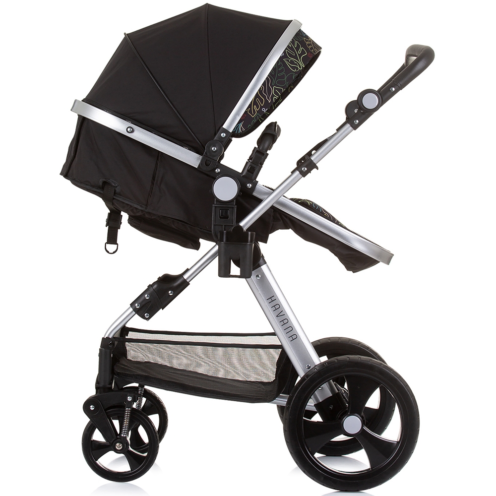 Carucior Chipolino Havana 2 in 1, Obsidian Leaves - imagine 8