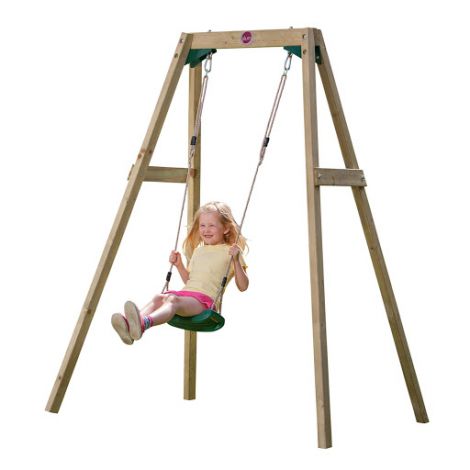Leagan din lemn Plum Single Swing Set, rezistent
