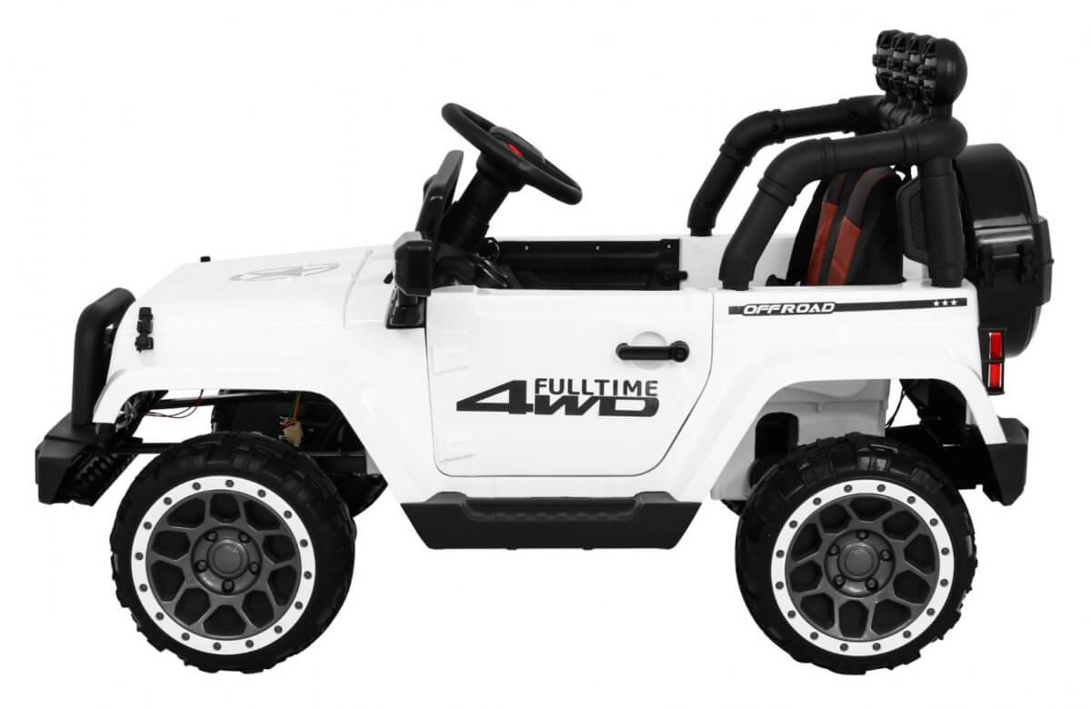 Masinuta Electrica 4x4 FULL TIME Alb Autokids - imagine 9