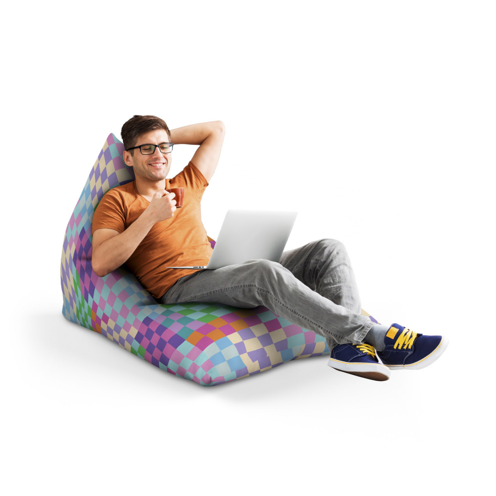 Fotoliu Puf Updeco Lounge Squares, Relaxant - imagine 4