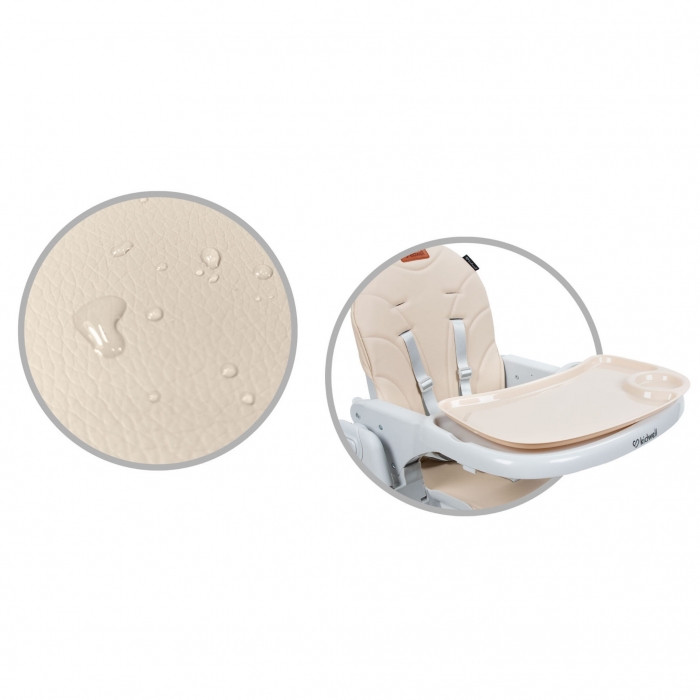 Scaun Masa Kidwell Beno Beige Multifuncțional și Pliabil - imagine 7