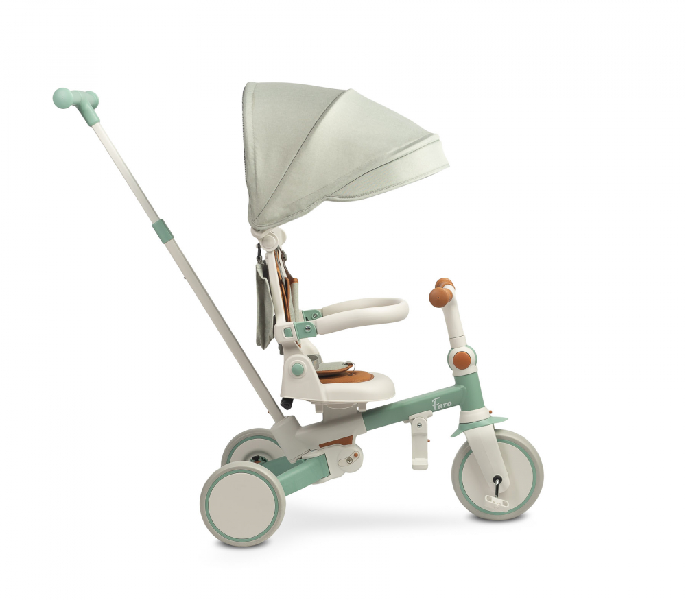 Tricicleta Toyz Faro Verde Multifuncțională - imagine 3