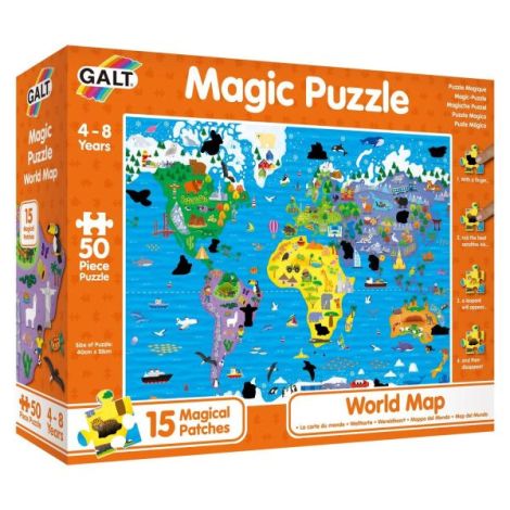 Galt Magic Puzzle Harta Lumii 50 Piese