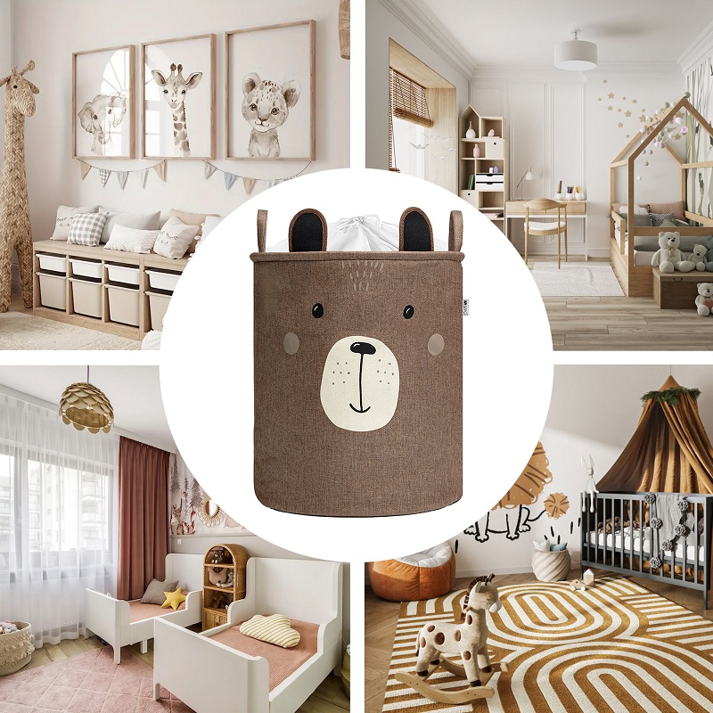 Cos Pliabil Sipo Jucării Brown Bear Premium XL - imagine 7