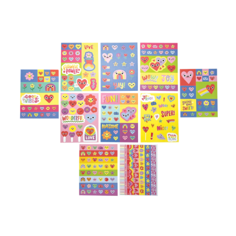 Abtibilduri Ooly Happy Hearts - 10 Pagini - imagine 2