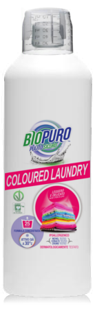 Biopuro Detergent Hipoalergen Rufe Colorate 1L