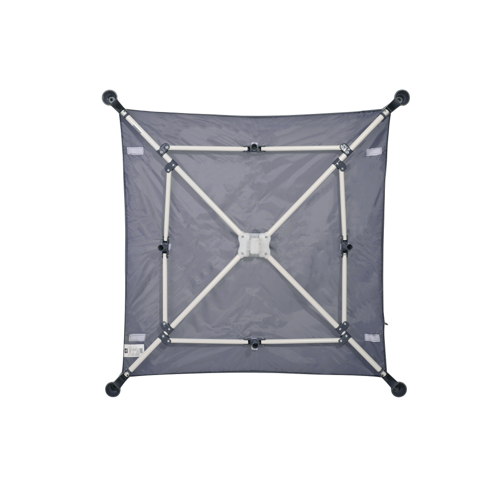 Tarc joaca Lorelli Cool Grey Pandas, 100x100cm - imagine 3