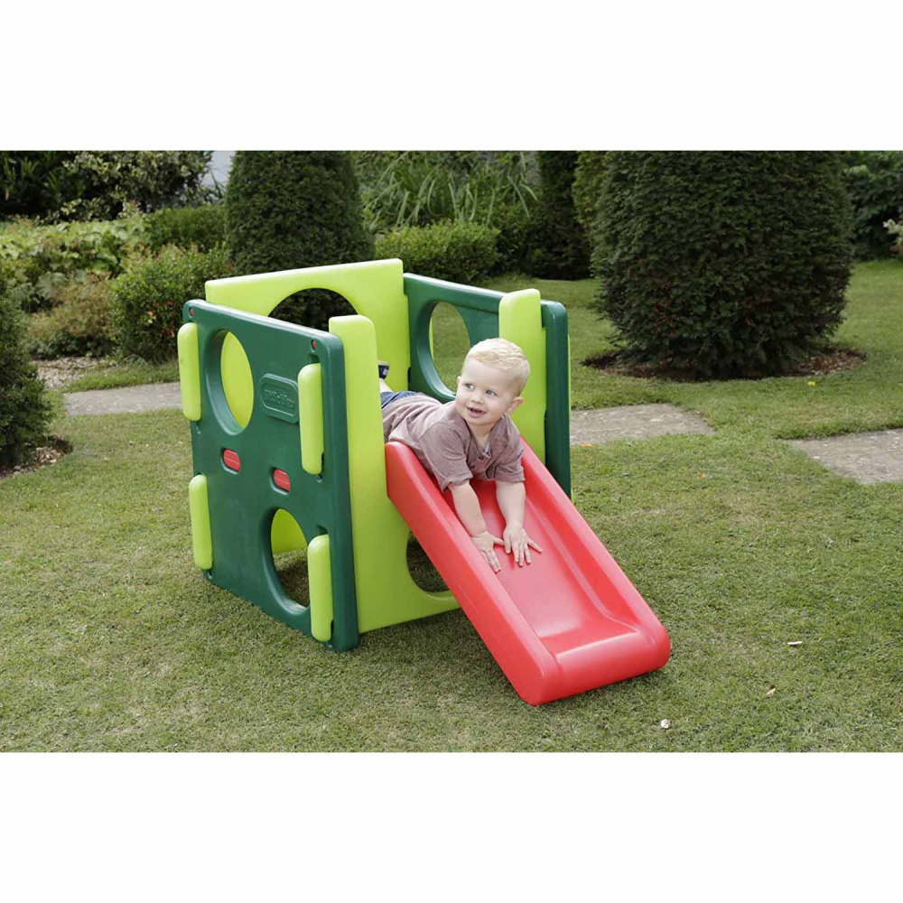 Little Tikes Junior Tobogan Verde - Spațiu de Joacă Exterior - imagine 5
