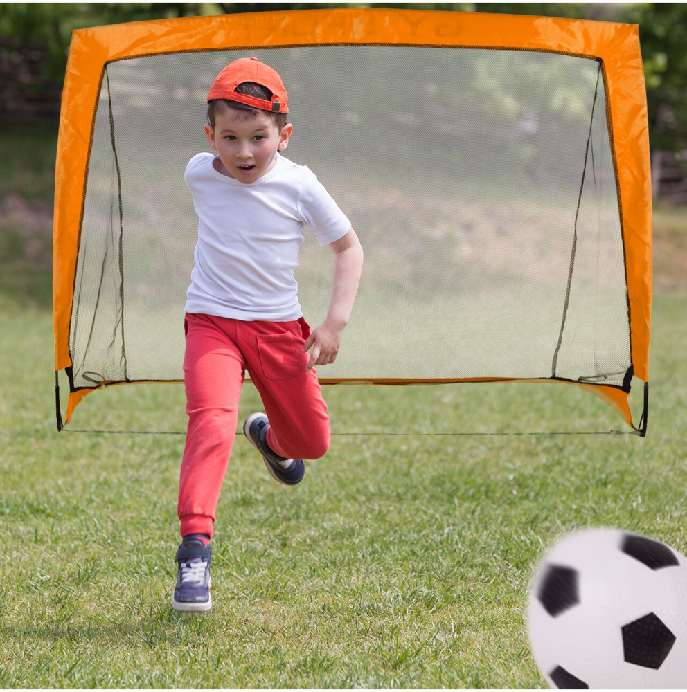 Set Fotbal Malplay XL cu Poartă Pliabilă și Minge - imagine 3