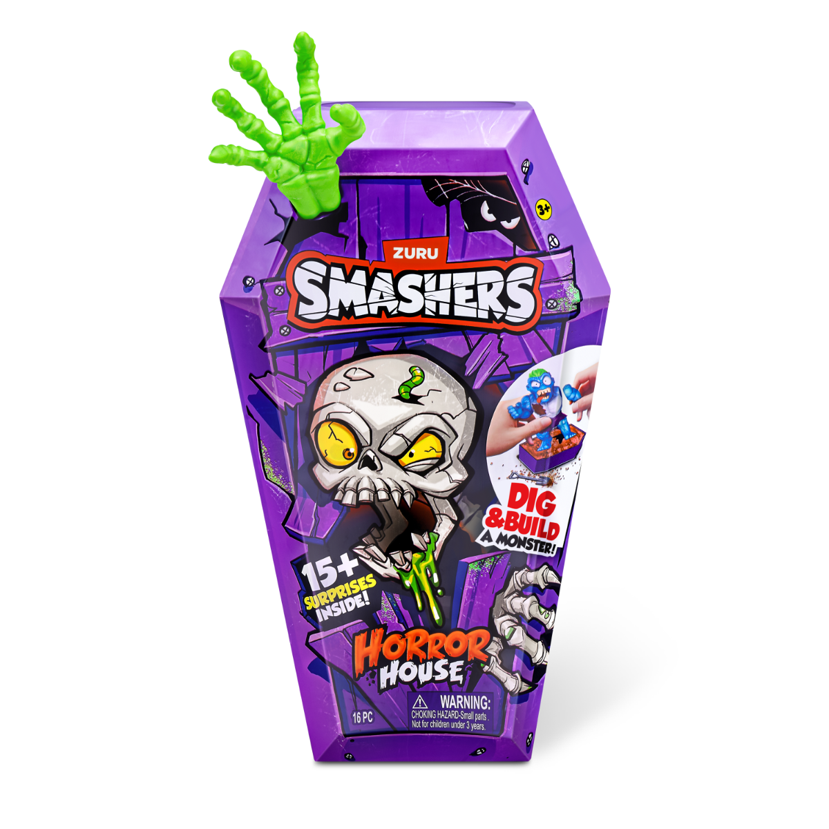 Smashers Horror House Medium Verde - 15 Surprize