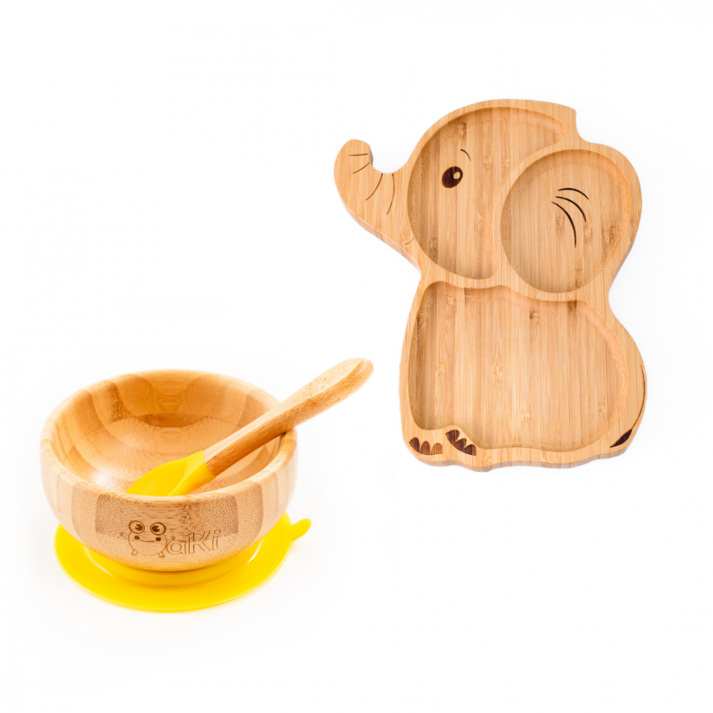 Set diversificare bambus Oaki Elefant Galben - imagine 7