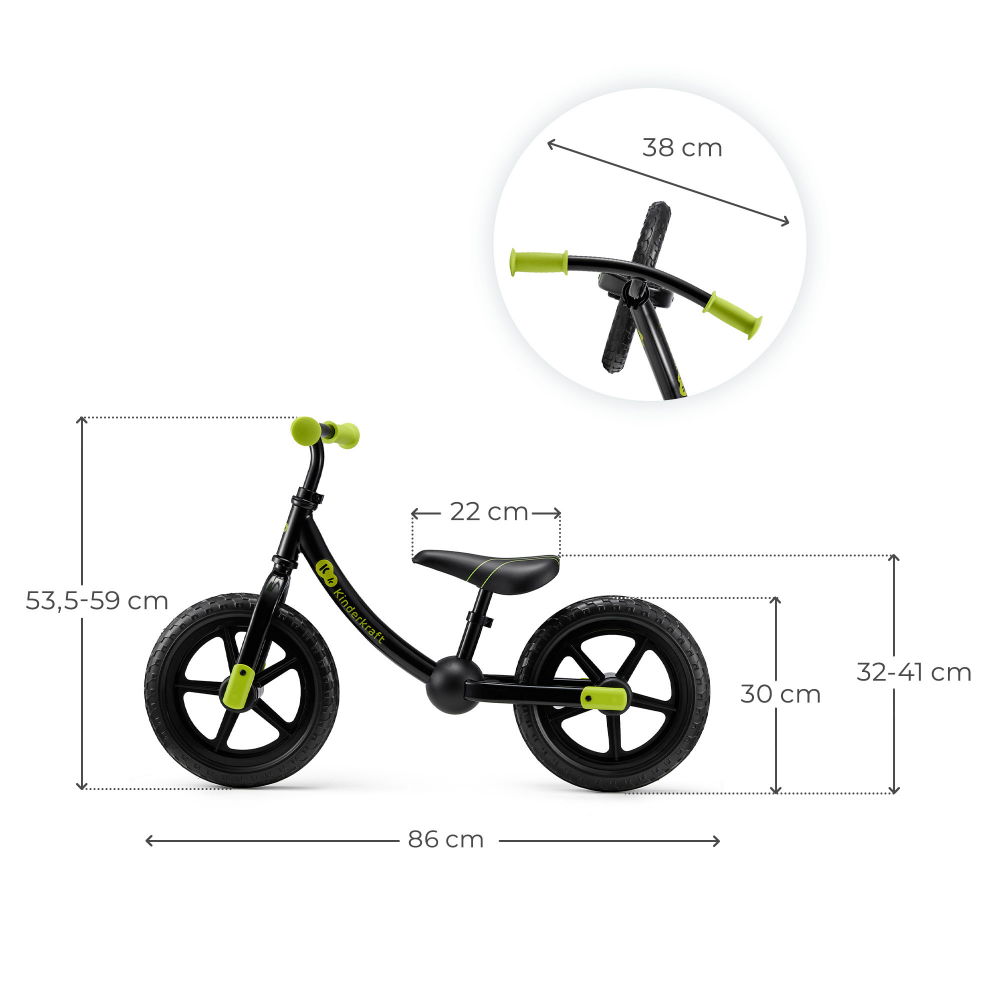 Bicicleta Echilibru Kinderkraft 2Way Next