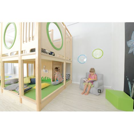 Fotoliu Gri Lectura Moje Bambino - Confort Sigur - imagine 8