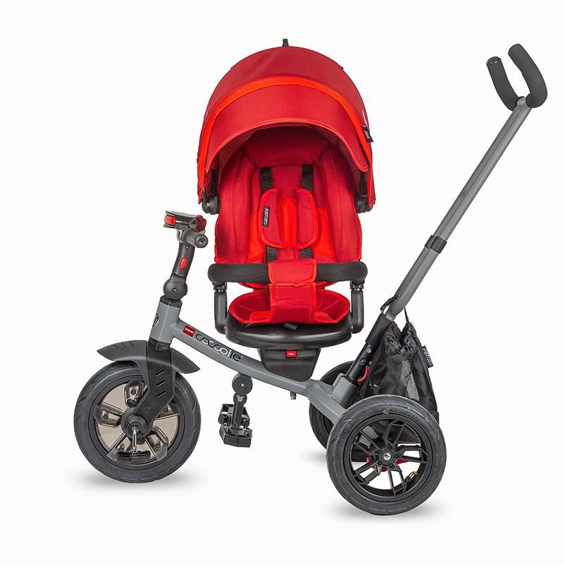 Tricicleta Coccolle Pianti Ruby Red, 3 in 1 - imagine 7