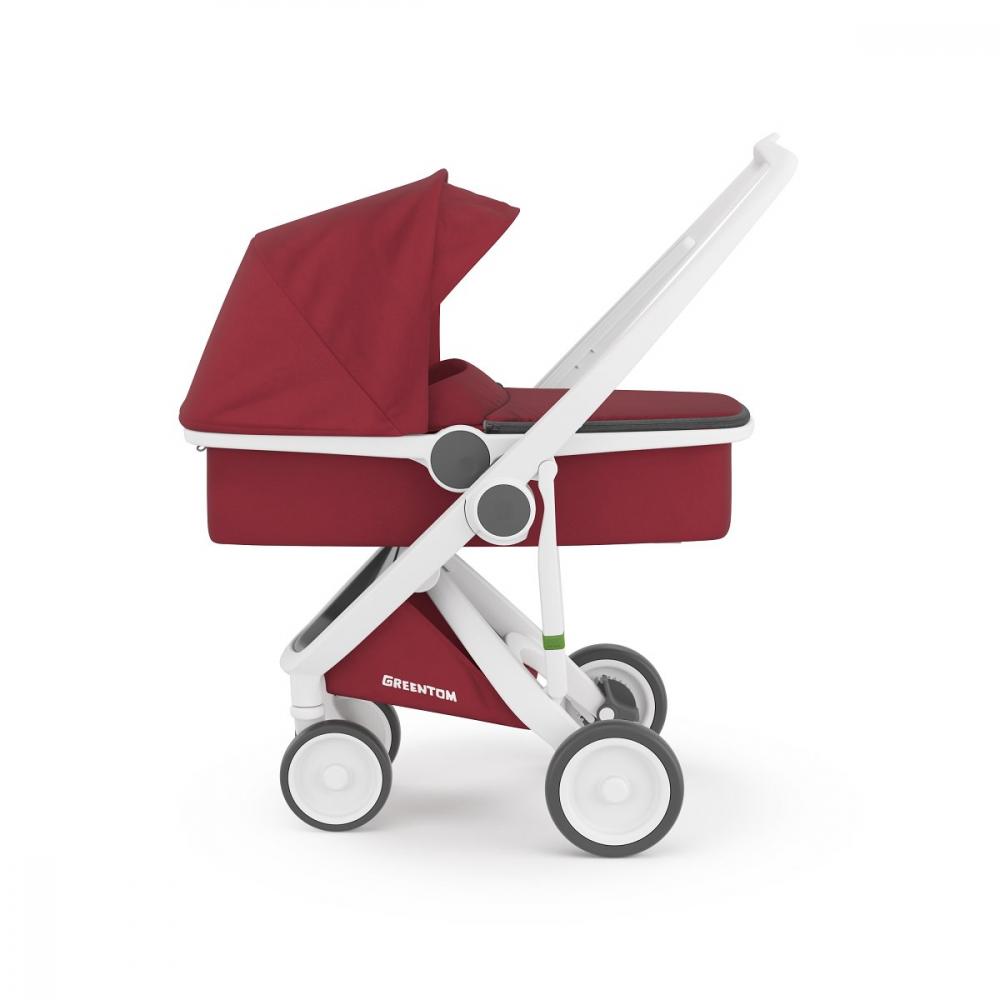 Carucior 2 in 1 Greentom White Cherry, Ecologic - imagine 3
