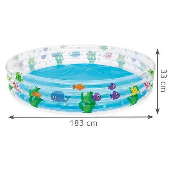 Piscina Gonflabila Bestway Pestisori, 188x33 cm - imagine 2
