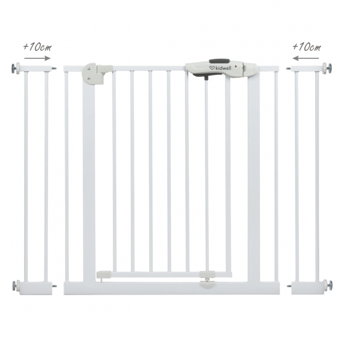 Poartă Siguranță Kidwell Guarda Alb, 74-105 cm - imagine 8