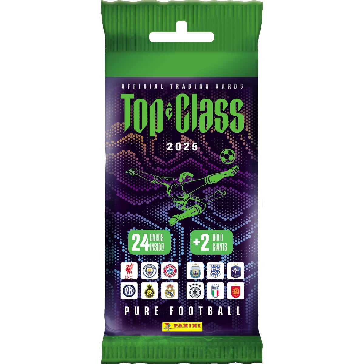 Set FIFA Top Class 2025 Panini 24 Carti + 2 Holo