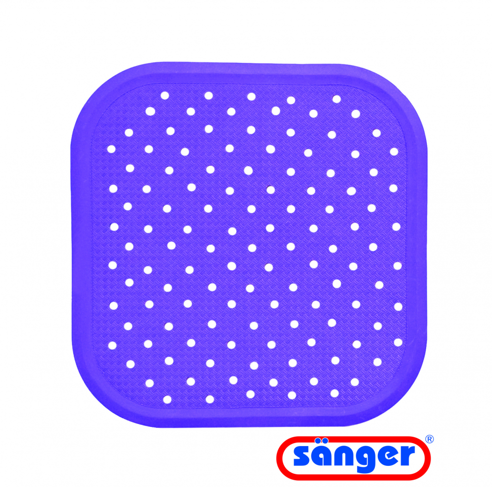 Covoraș Dus Antiderapant Sanger, 56x56 cm, Violet