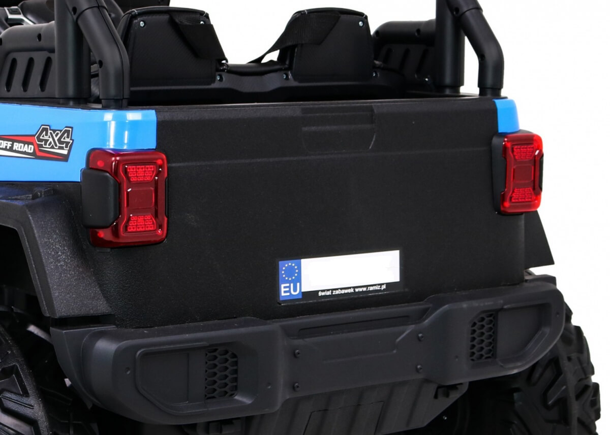 Masinuta Electrica 4x4 Off-Road Albastru - imagine 9