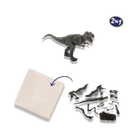 Set Dino 2in1 T-Rex Ses Creative - Excavare - imagine 4