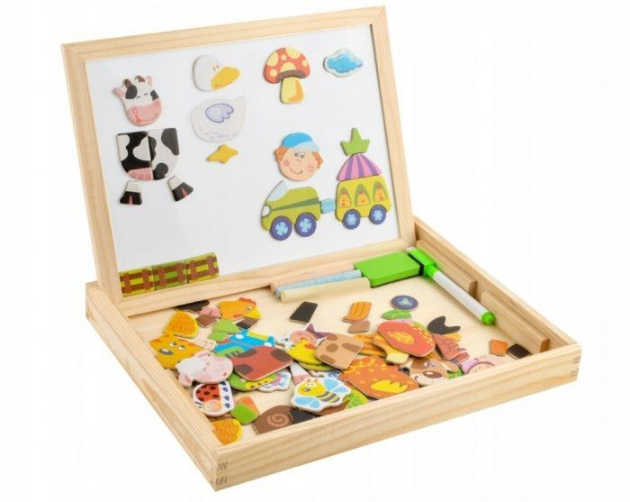 Tabla Educationala 3-in-1 Curtea Bunicii Krista