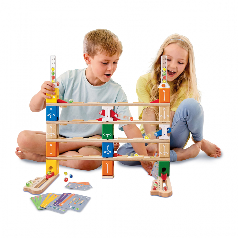 Hape Quadrilla Coding Set, 125 Piese, +6 Ani