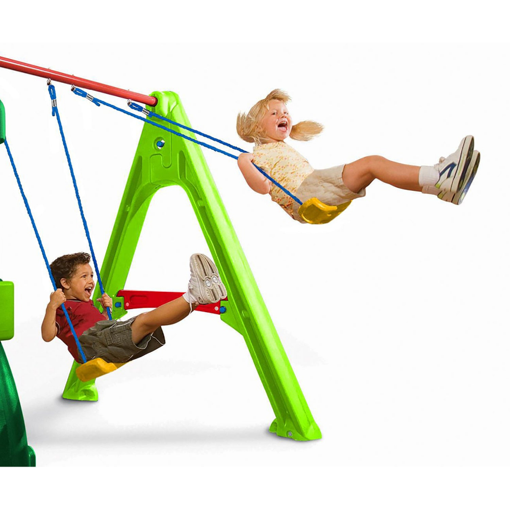 Spațiu de joacă Little Tikes Clubhouse cu tobogan - imagine 2