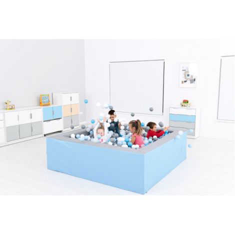 Piscina Bile Moje Bambino Gri-Bleu 2x2m - imagine 8