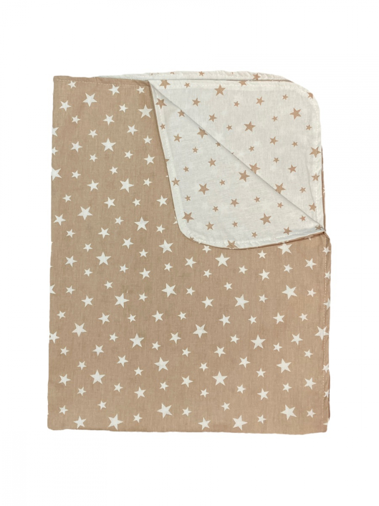 Paturica Bumbac Bej Stelute Deseda 78x98 cm