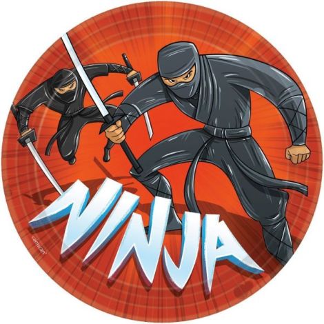 Farfurii Ninja Amscan - Petrecere Tematică
