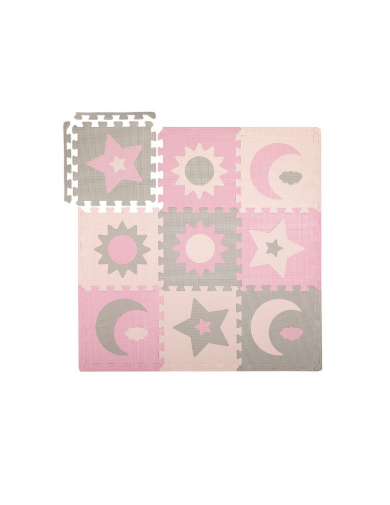 Covoras joaca MoMi Nebe Pink 93x93 cm
